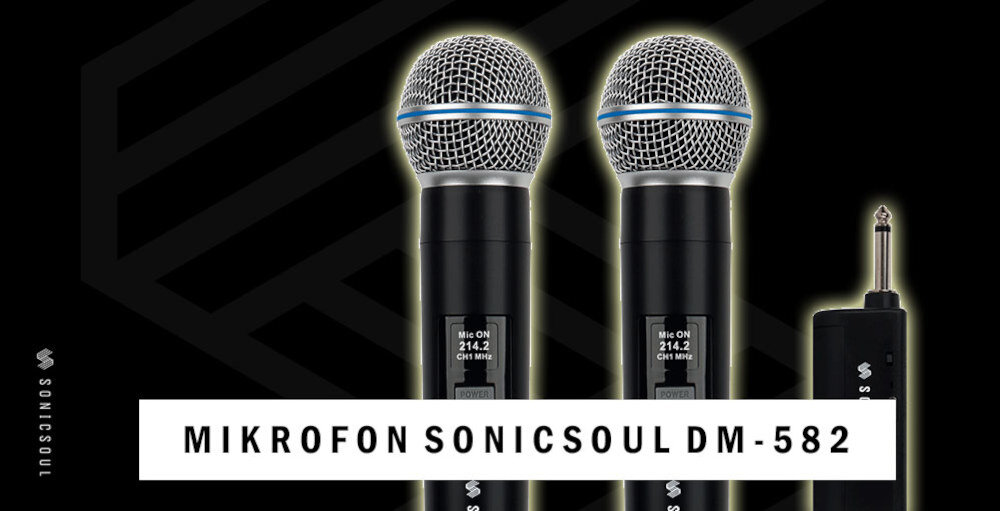 Mikrofon SONICSOUL DM-582 (2 szt.) - Wyjątkowa jakość dźwięku