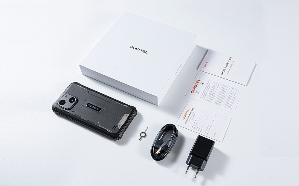 Smartfon OUKITEL WP32 Pro zestaw