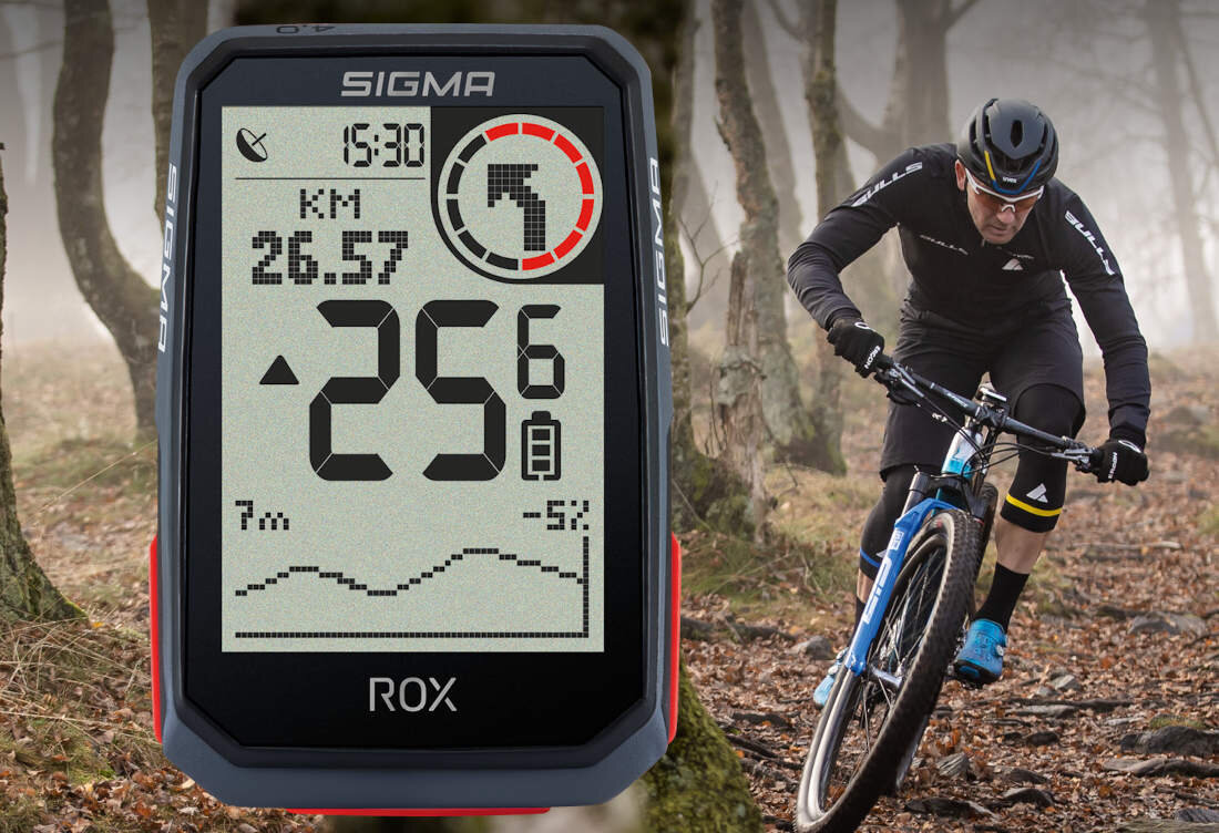 Licznik rowerowy SIGMA Rox 4.0 HR Set Biały