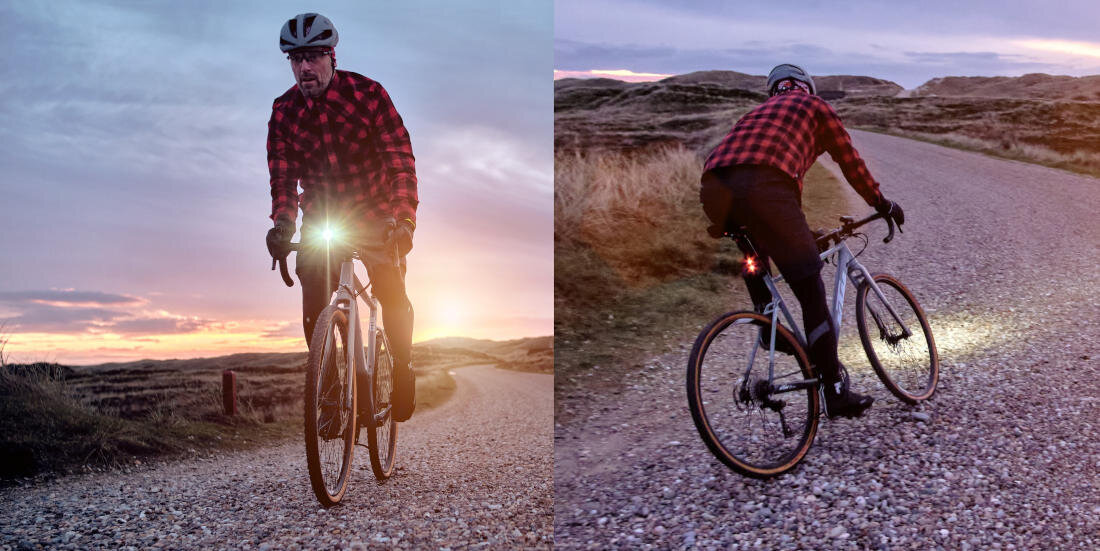 Zestaw lampek rowerowych SIGMA Buster 400 Set W RL 80