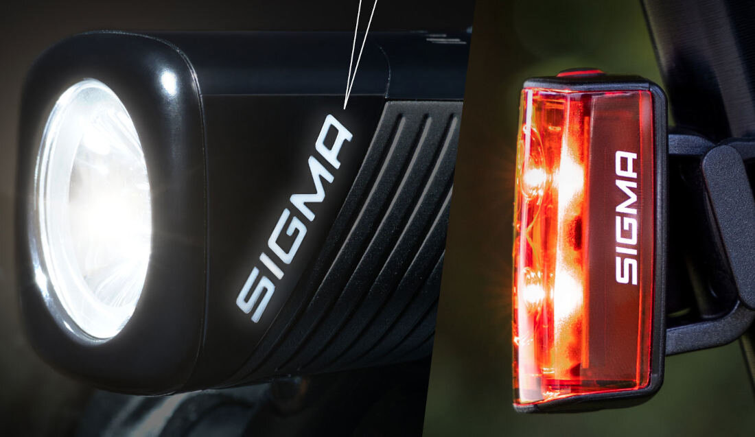 Zestaw lampek rowerowych SIGMA Buster 800 Set W RL 80 Intuicyjna obsługa Diody LED aktualny tryb poziom baterii funkcja pamięci ustawienia