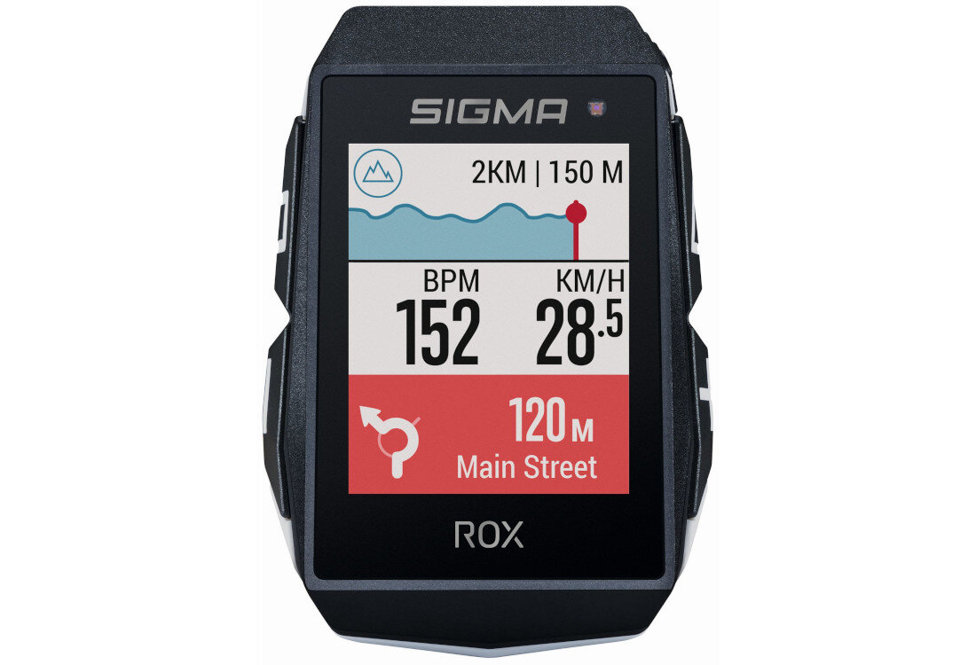 Licznik rowerowy SIGMA Rox 11.1 Evo Sensor Set Czarny analiza czas jazda aplikacja program funkcja współdzielenia wyników
