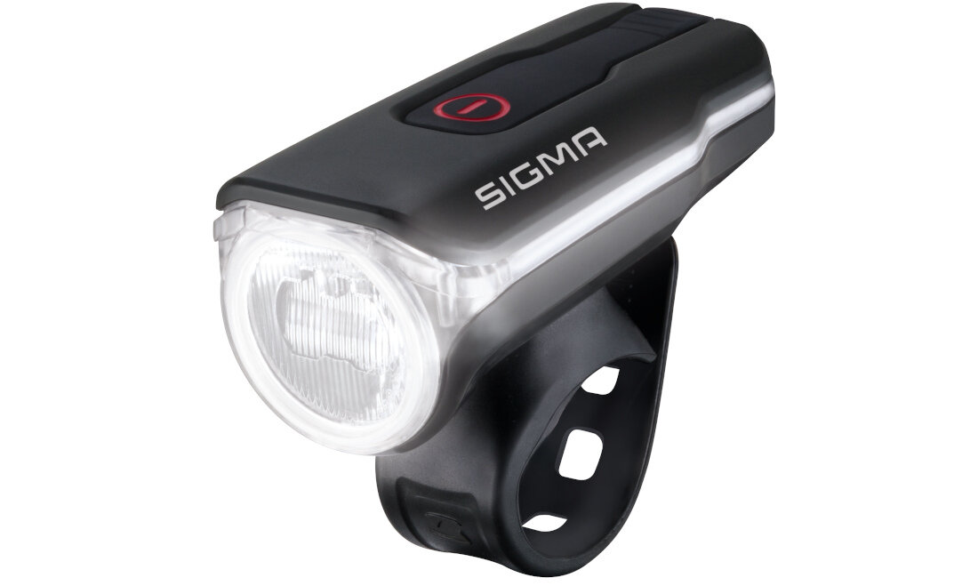 Zestaw lampek rowerowych SIGMA Aura 60 Nugget II Wskaźnik stanu akumulatora Diody LED czas ładowania