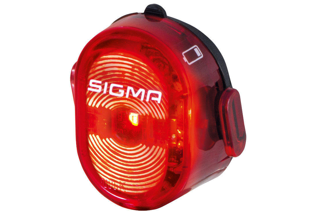 Zestaw lampek rowerowych SIGMA Aura 60 Nugget II Warunki atmosferyczne norma IPX4 zabezpieczona przed rozbryzgami wody akumulator litowo-jonowy