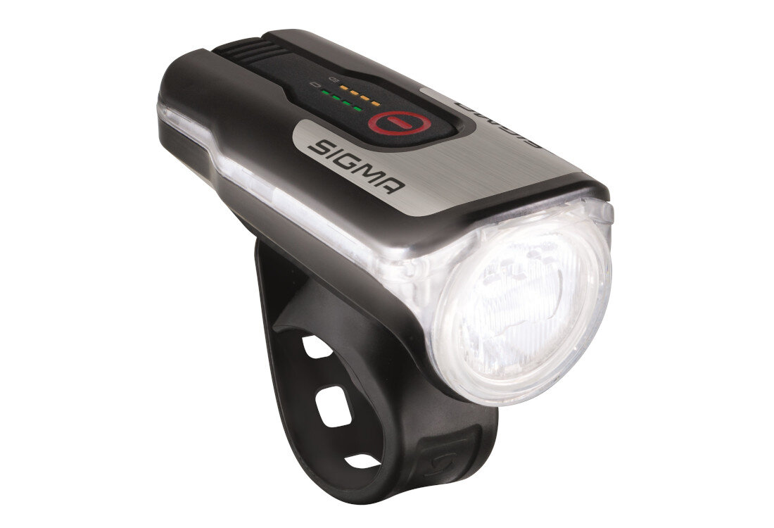 Lampka rowerowa SIGMA Aura 80 FL przycisk ochrona włączenie