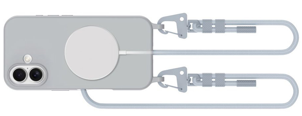 TECH-PROTECT MagNecklace podwyższona krawędź okalająca wyświetlacz moduł aparatu Materiał TPU otwory na porty i przyciski swobodny dostęp do wszystkich elementów sterujących