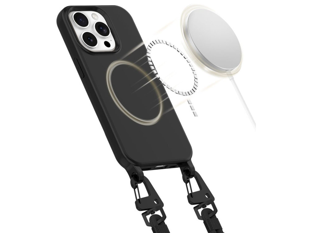 TECH-PROTECT MagNecklace magnesów MagSafe bezprzewodowe ładowanie korzystanie z dedykowanych akcesoriów stabilne połączenie z ładowarką jest w pełni kompatybilny