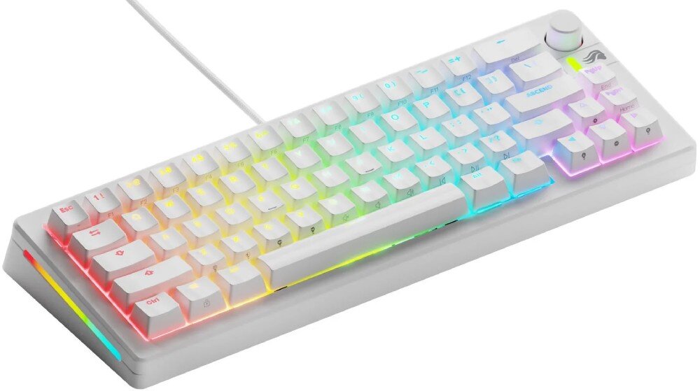 Klawiatura GLORIOUS GMMK 3 Prebuilt 65% Biały opis