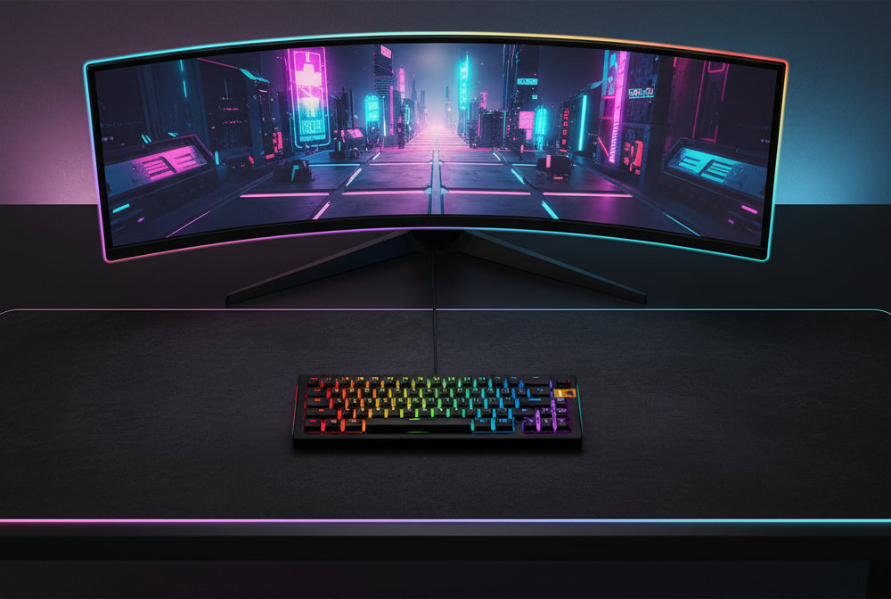 GLORIOUS GMMK 3 Prebuilt 65% układ bez bloku numerycznego  