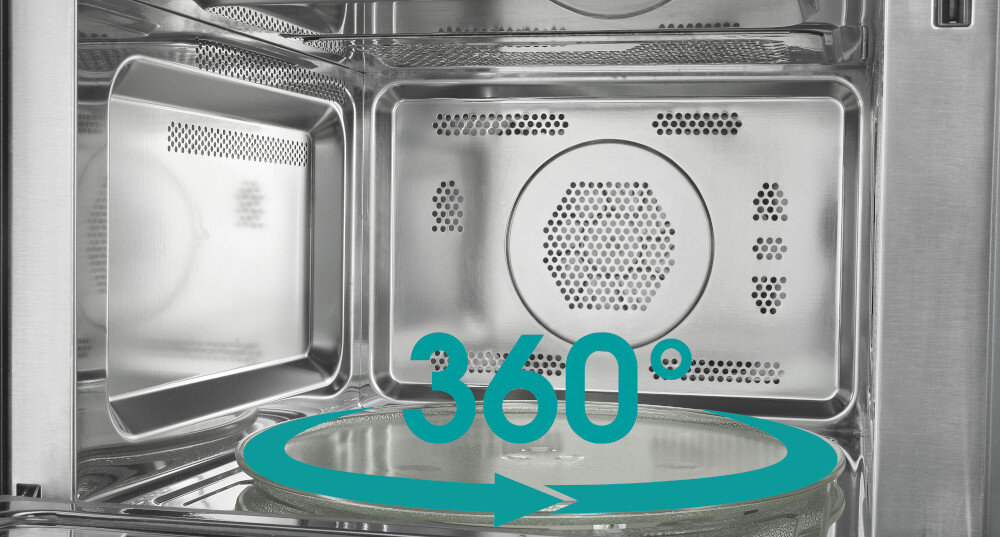 KUCHNIA MIKROFALOWA HISENSE H30MOBS10HC obrotowy talerz podgrzewanie równomiernie