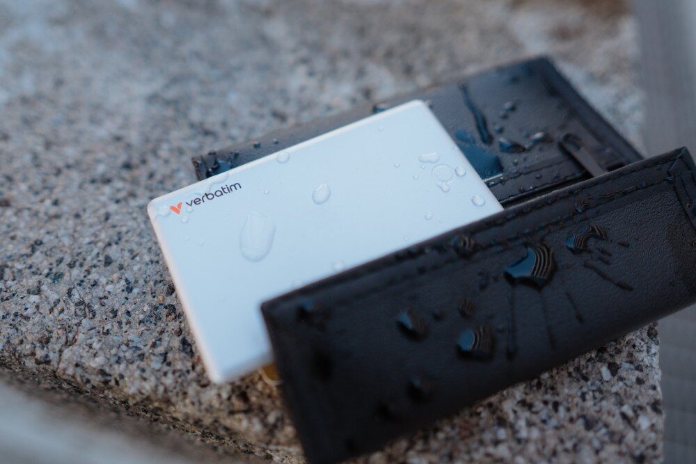 Lokalizator VERBATIM My Finder Card MYFCR-01S Srebrny powiadomienia zasięg Bluetooth