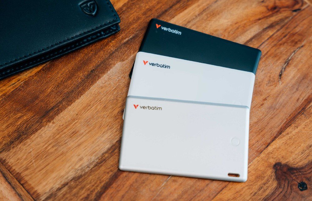 Lokalizator VERBATIM My Finder Card MYFCR-03BSW Czarny/Srebrny/Biały (3 szt.) opis