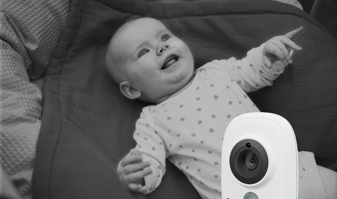 Niania elektroniczna TRUELIFE NannyCam H32 Pro Automatyczny tryb nocny diody podczerwieni pełne bezpieczeństwo