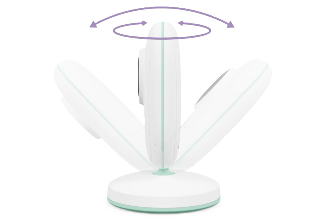 Kamera do niani elektronicznej TRUELIFE NannyCam H32 Pro szeroki kąt widzenia Wyświetlacz LCD przekątna technologia IPS szeroki kąt widzenia zasięg