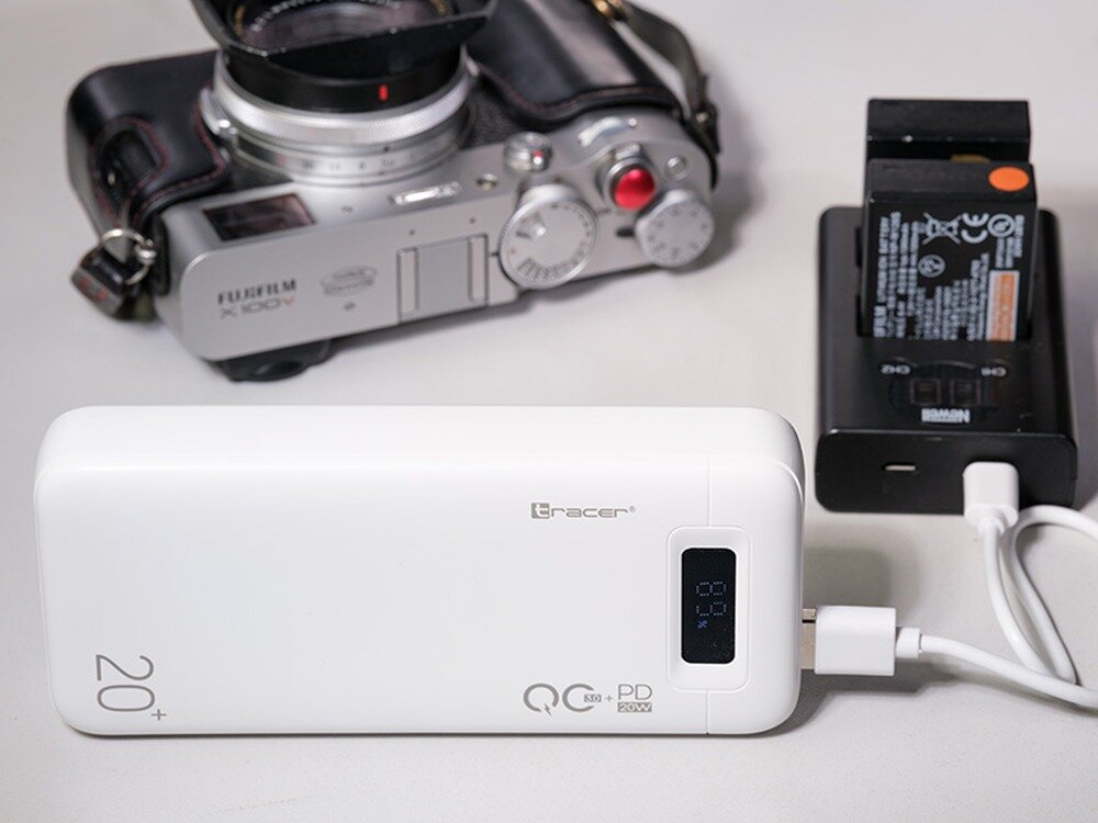 Powerbank TRACER Voltx 20000 mAh PD+QC3.0 22.5 W pojemność