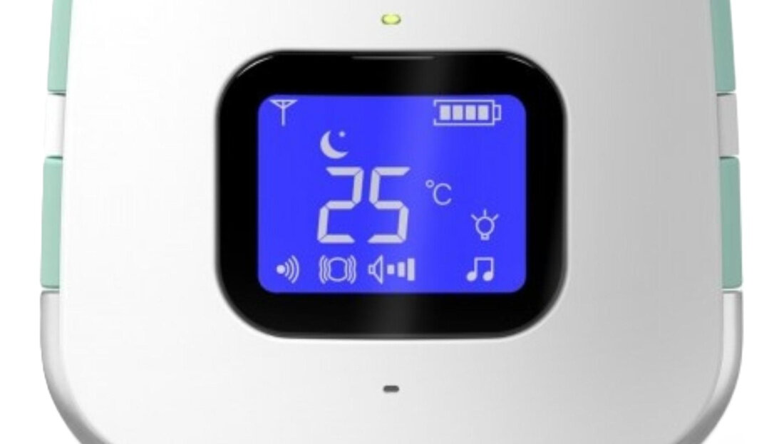 Jednostka rodzicielska do niani elektronicznej TRUELIFE NannyTone VM3 Czytelny wyświetlacz LCD przekątna informacje obsługa