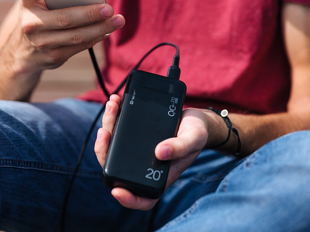 Powerbank TRACER Voltx 20000 mAh PD+QC3.0 22.5 W pojemność