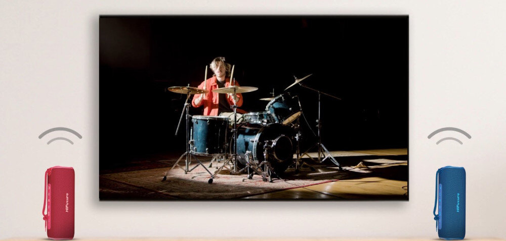 Głośnik mobilny HIFUTURE Alpha - Łatwa konfiguracja stereo