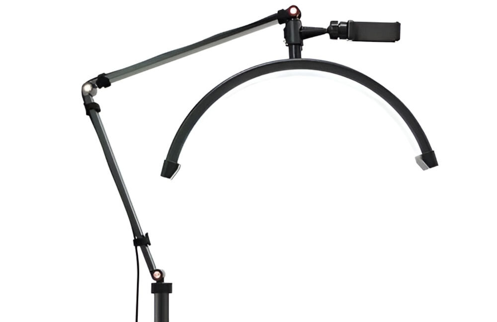 Lampa LED do paznokci MICHAEL MARINELLI GX490 Biały biała lampa półksiężyc elementy srebrnego białe tło wysoki wskaźnik oddawania barw (CRI) Ra > 95 wiernie odwzorowuje kolory Brak efektu migotania stabilne przyjazne dla oczu światło miękkie i równomierne rozproszenie światła dla profesjonalistów z branży kosmetycznej i tatuażu precyzja i komfort