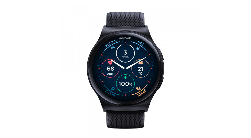 Smartwatch MOTOROLA Moto Watch 120 jakosc obraz wyswietlacz