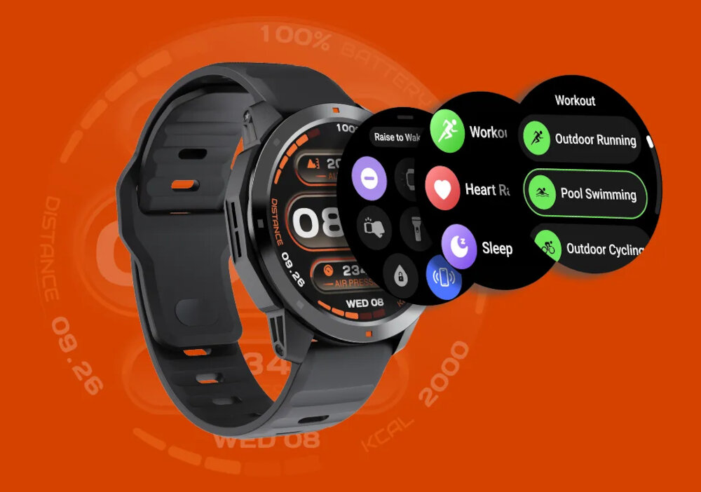 Smartwatch KIANO Watch Xtreme wyswietlacz rozdzielczosc przekatna amoled always on display