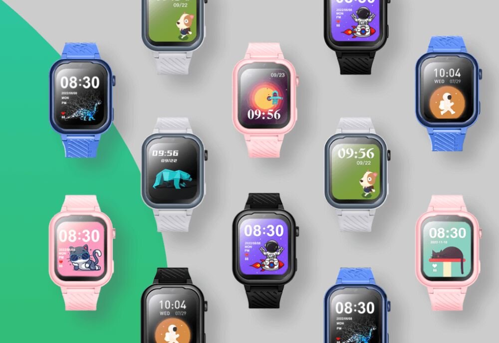Smartwatch Garett Kids Essa 4G ekran bateria czujniki zdrowie sport pasek ładowanie pojemność rozdzielczość łączność sterowanie krew puls rozmowy smartfon aplikacja