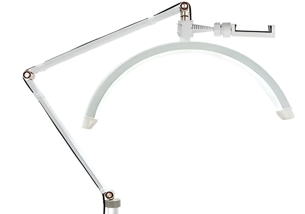 Lampa LED do paznokci MICHAEL MARINELLI GX490 Biały biała lampa półksiężyc elementy srebrnego białe tło wysoki wskaźnik oddawania barw (CRI) Ra > 95 wiernie odwzorowuje kolory Brak efektu migotania stabilne przyjazne dla oczu światło miękkie i równomierne rozproszenie światła dla profesjonalistów z branży kosmetycznej i tatuażu precyzja i komfort