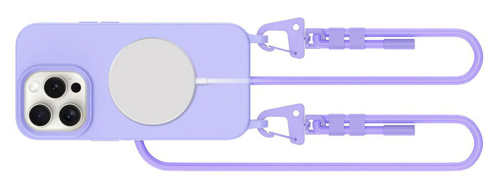 TECH-PROTECT MagNecklace podwyższona krawędź okalająca wyświetlacz moduł aparatu Materiał TPU otwory na porty i przyciski swobodny dostęp do wszystkich elementów sterujących