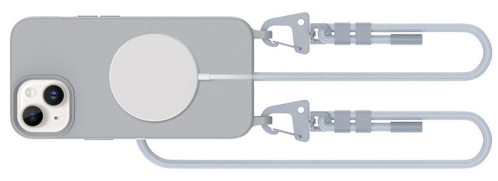 TECH-PROTECT MagNecklace podwyższona krawędź okalająca wyświetlacz moduł aparatu Materiał TPU otwory na porty i przyciski swobodny dostęp do wszystkich elementów sterujących