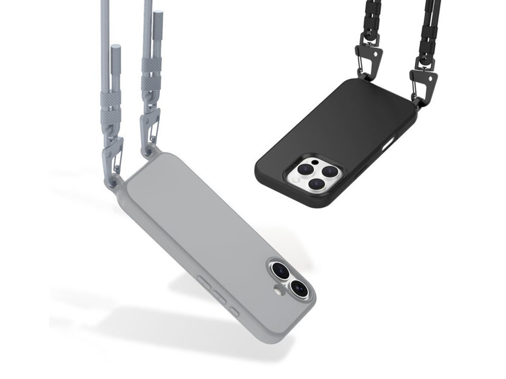 TECH-PROTECT MagNecklace smycz Odczepiany pasek wytrzymałych sznurków długość można regulować Mechanizm mocowania fotografowania, nawigacji czy w zatłoczonych miejscach
