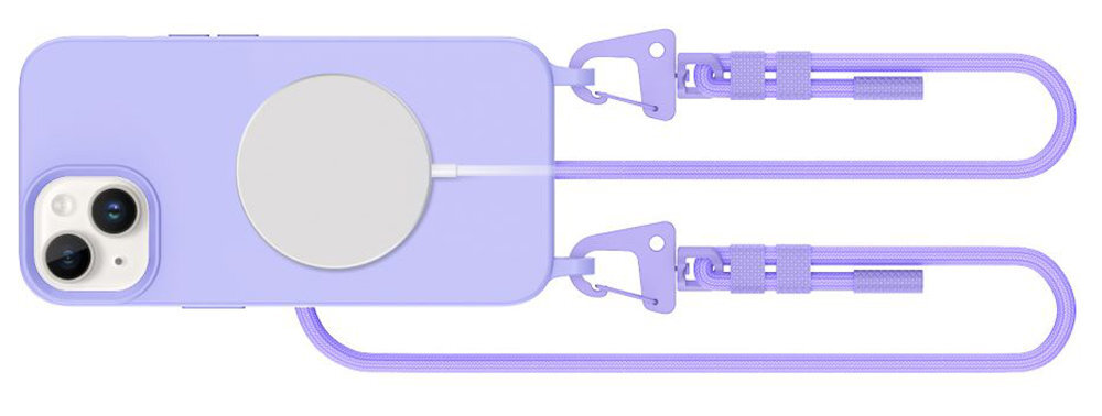 TECH-PROTECT MagNecklace podwyższona krawędź okalająca wyświetlacz moduł aparatu Materiał TPU otwory na porty i przyciski swobodny dostęp do wszystkich elementów sterujących