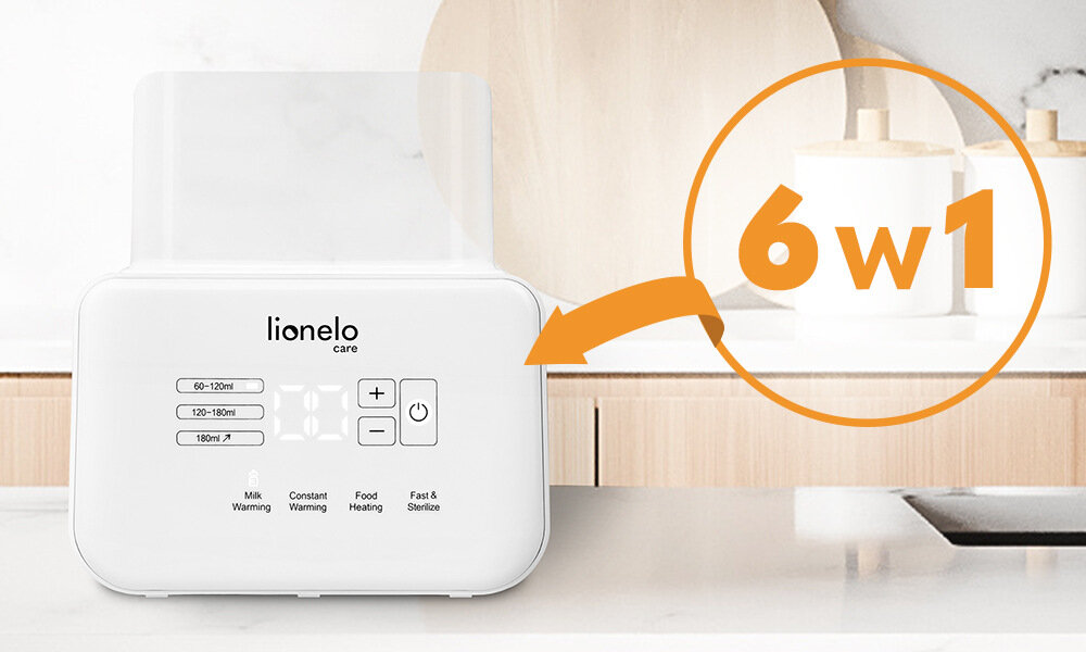 Podgrzewacz do butelek LIONELO Thermup Double 6 w 1 butelki słoiczki rozmiar możliwości