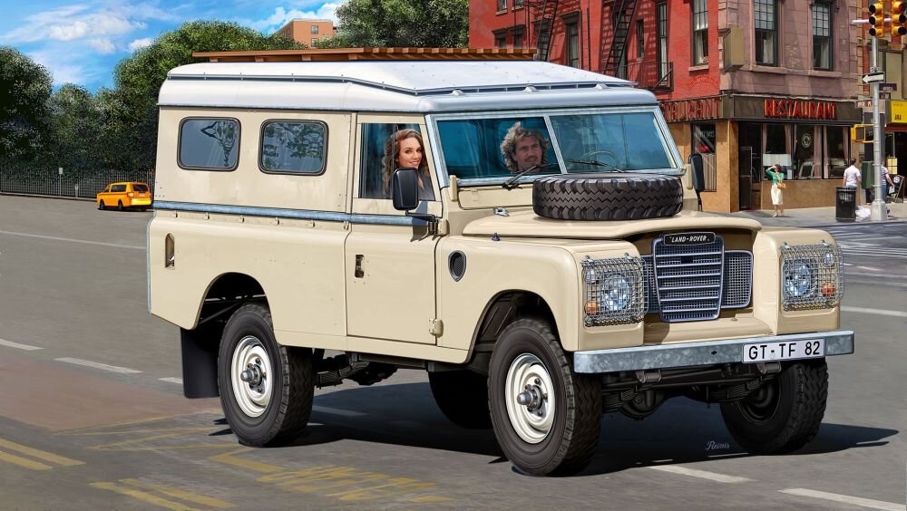 Samochód REVELL Land Rover Series III LWB 109 Commercial 67056 zabawa silnik