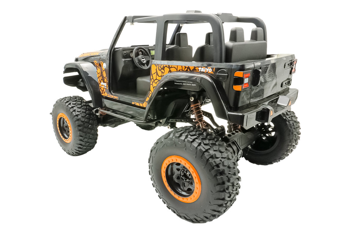 TAIYO Jeep Wrangler metalowej karoserii wytrzymałością unikalnym wyglądem wysoką dbałością o realizm zabawką gratką dla fanów motoryzacji