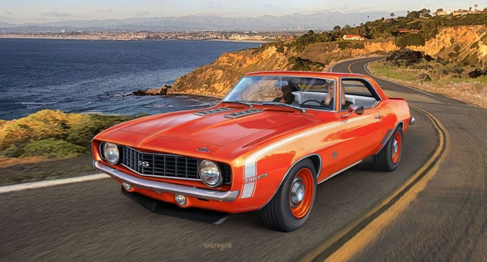 Samochód REVELL Model Set '69 Camaro SS 67712 zabawa silnik