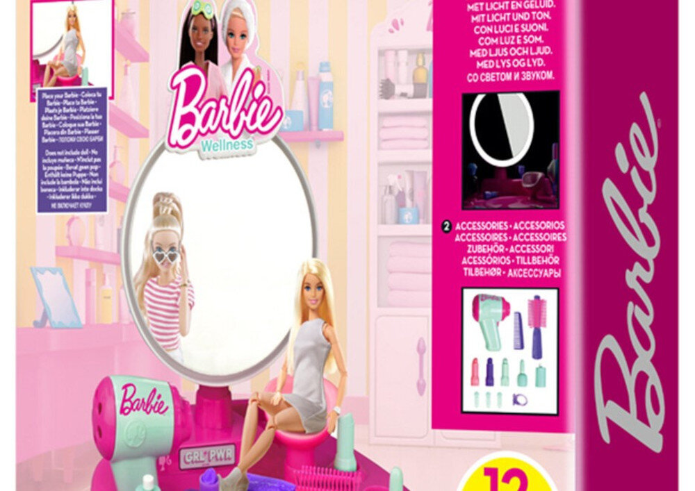 Lalka Barbie Interaktywna toaletka - Zabawa pełna interakcji i radości