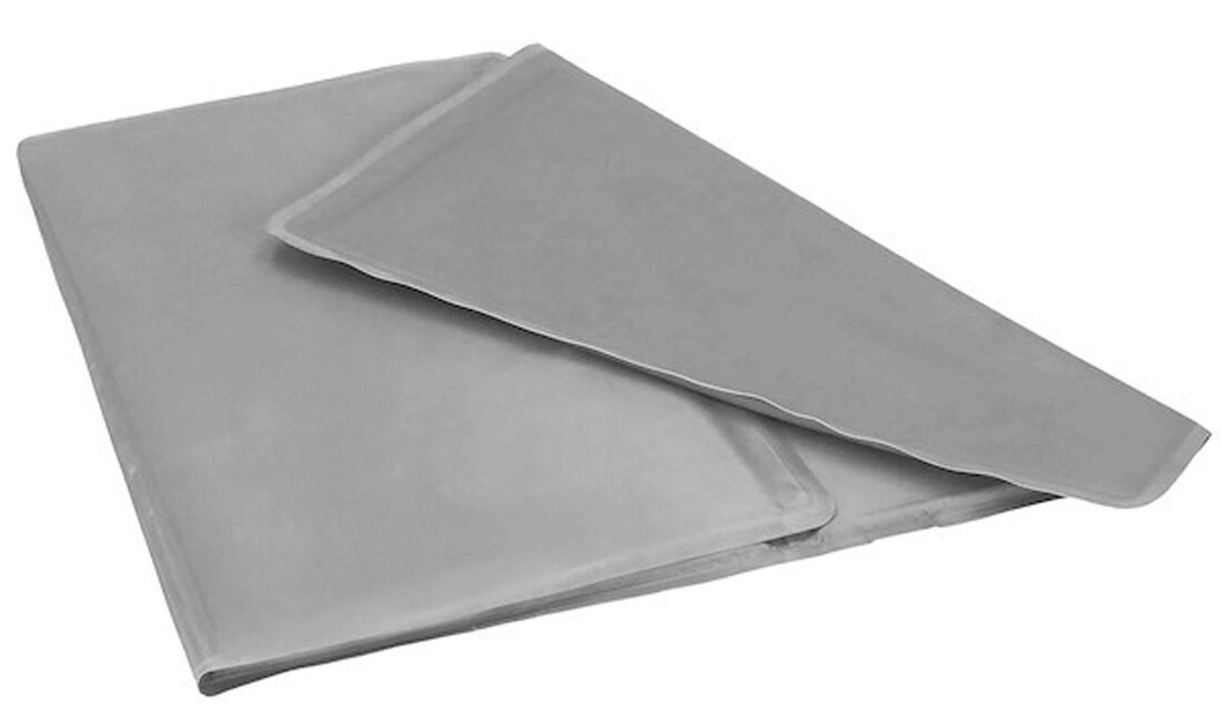 Mata chłodząca EXTRALINK PET-1111 50 x 90 cm Szary  Bezpieczny materiał 100% poliester nie podrażnia skóry ani sierści