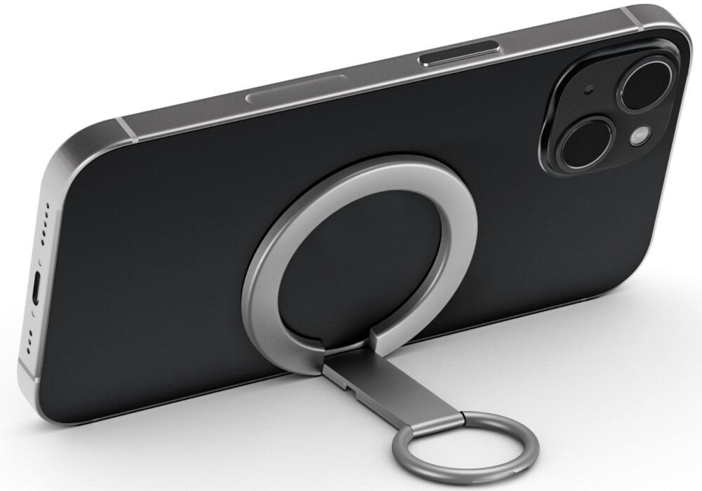 Uchwyt z podstawką XLINE MagSystem PR750S Srebrny przyczepiony do telefonu funkcje uchwytu stojaka etui magnetyczne telefon do 7 celi