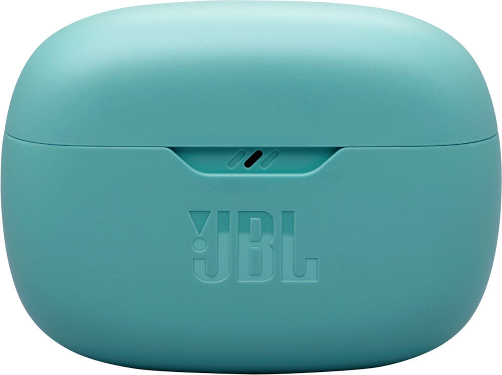 Słuchawki dokanałowe JBL Wave Beam 2 ANC - Łączność bez wysiłku, przód etui ładującego