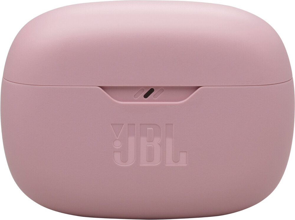 Słuchawki dokanałowe JBL Wave Beam 2 ANC - Łączność bez wysiłku, przód etui ładującego