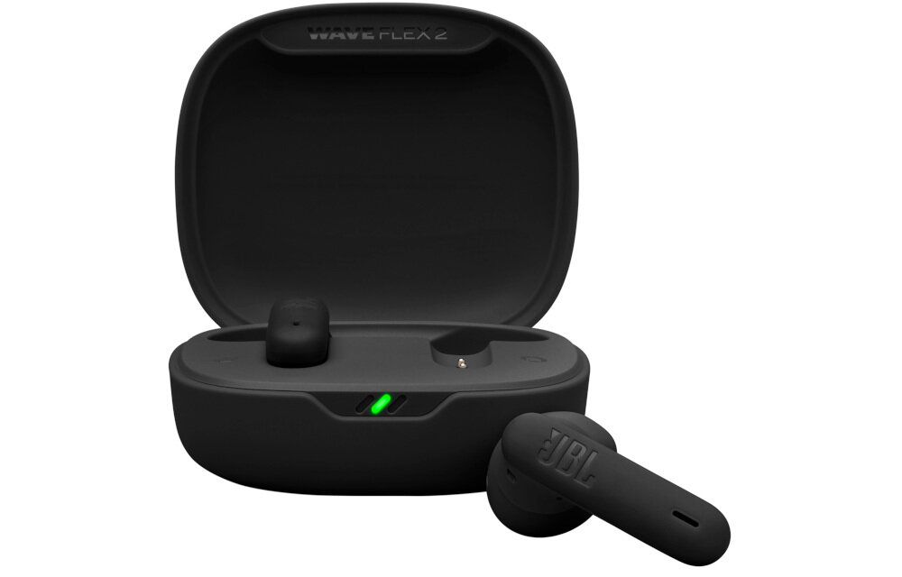 Słuchawki douszne JBL Wave Flex 2 - Rozmowy bez zakłóceń, słuchawki z etui ładującym