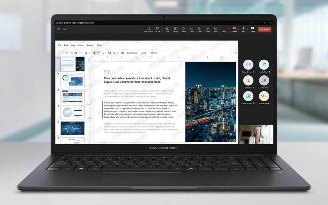 Laptop ExpertBook BM1 P1503 - Funkcja znaku wodnego ekranu