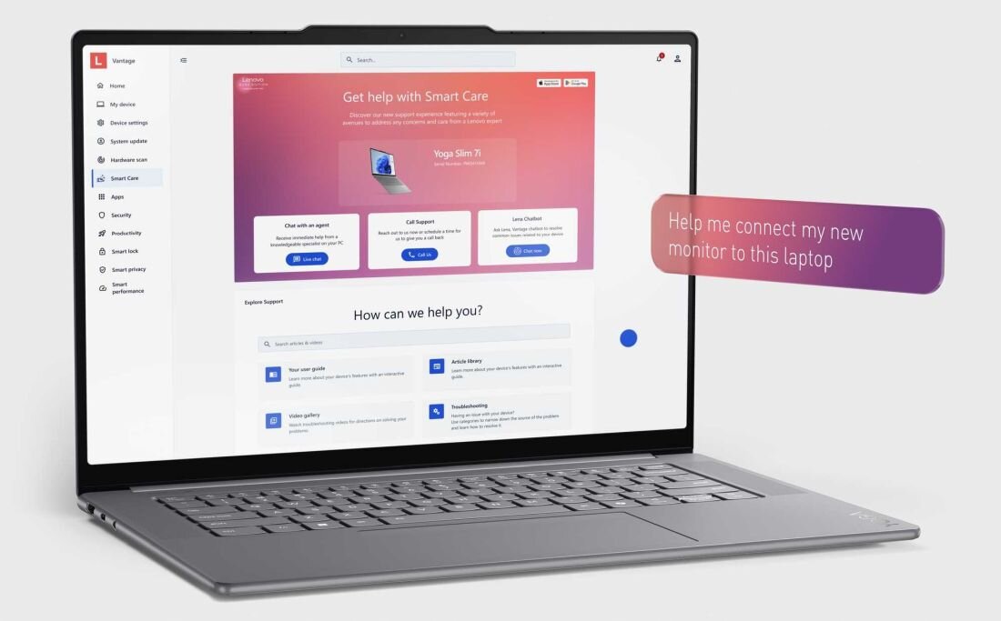 Laptop LENOVO Yoga Slim 7 - Smart Care