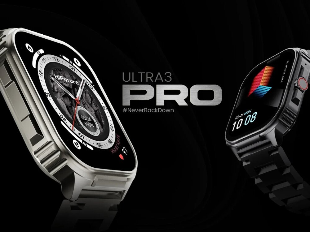 Smartwatch HiFuture Ultra3 Pro
smartwatch w 2 wersjach kolorystycznych zegarek gadżet pasek