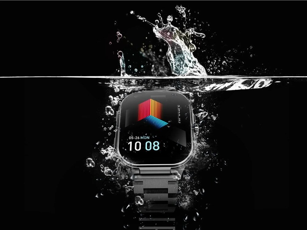 Smartwatch HiFuture Ultra3 Pro
smartwatch zanurzony w wodzie wodoodporność ip68 deszcz wilgoć pływanie