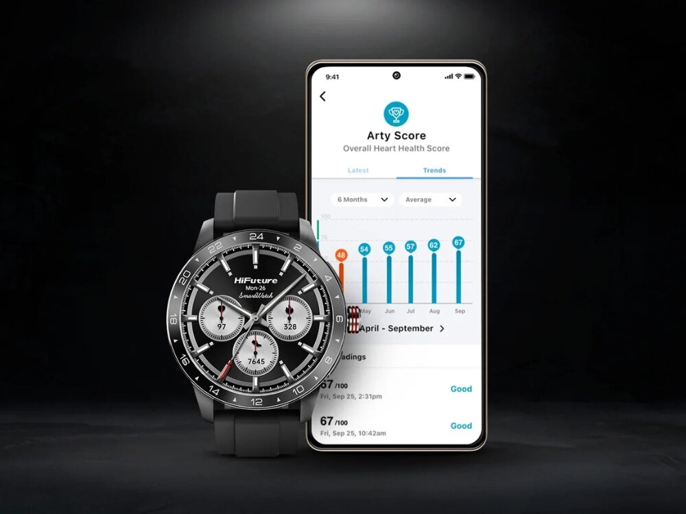 Smartwatch HiFuture Flex2
            smartwatch z aplikacją na telefon zdrowie tętno tlen sen organizm