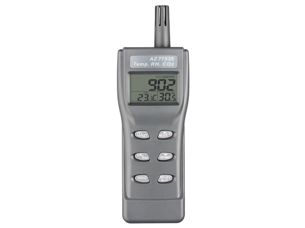 AISKO VZ77535 monitorowania jakości powietrza poziomu CO2, temperatury oraz wilgotności