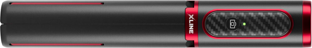 Uchwyt selfie XLINE Premium BSF801 Bluetooth Czarno-czerwony