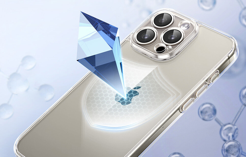 ETUI UGREEN CA10 wbudowaną poduszkę powietrzną amortyzuje wstrząsy i chroni urządzenie przed uszkodzeniami - etui na jasnym tle