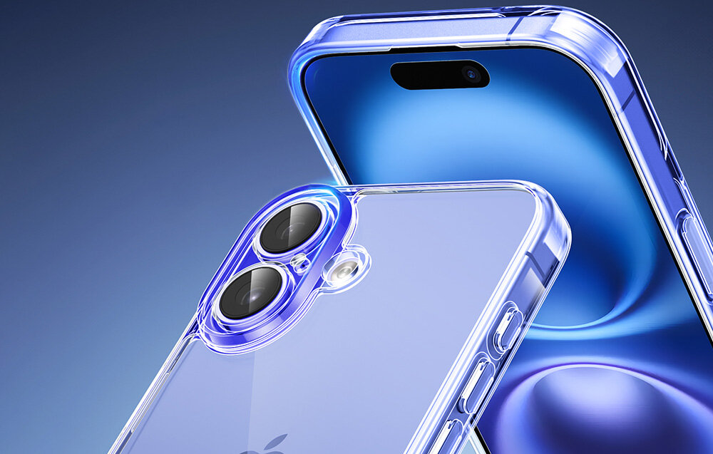 ETUI UGREEN CA10 podwyższone krawędzie 0,9 mm aparatu 0,65 mm ekranem - podwyższone krawędzie etui